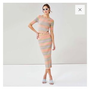 Joe fresh knit colourful skirt